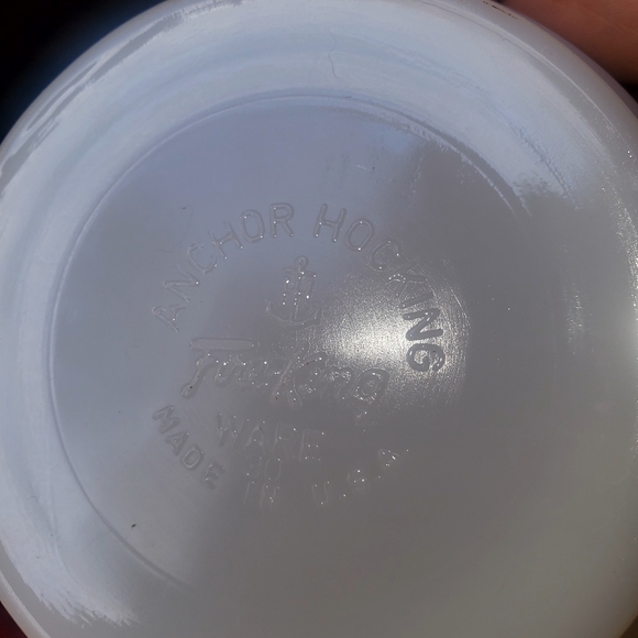 Fire King Meadow Green 5" bowl. Rare set of four! - Picture 4 of 8